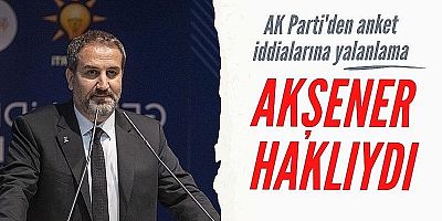 AK Parti Genel Başkan Yardımcısı Mustafa Şen, anket iddialarına cevap verdi