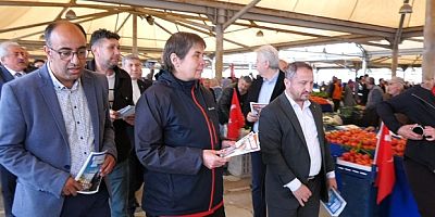 CHP'liler Kütahya'daki pazarda şehitlere hakaret etti, halk galeyana geldi