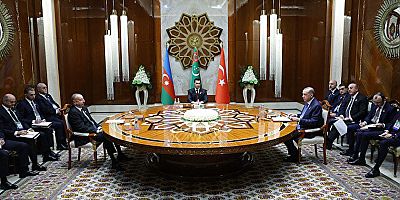 İmzalar atıldı: Türkiye Azerbaycan ve Türkmenistan arasında 5 anlaşma