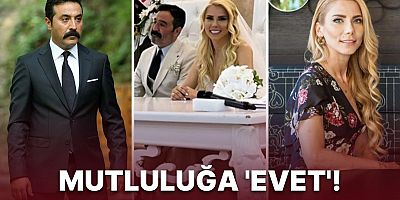 Ünlü Oyuncu Mustafa Üstündağ ile Gazeteci Tuba Kalçık evlendi