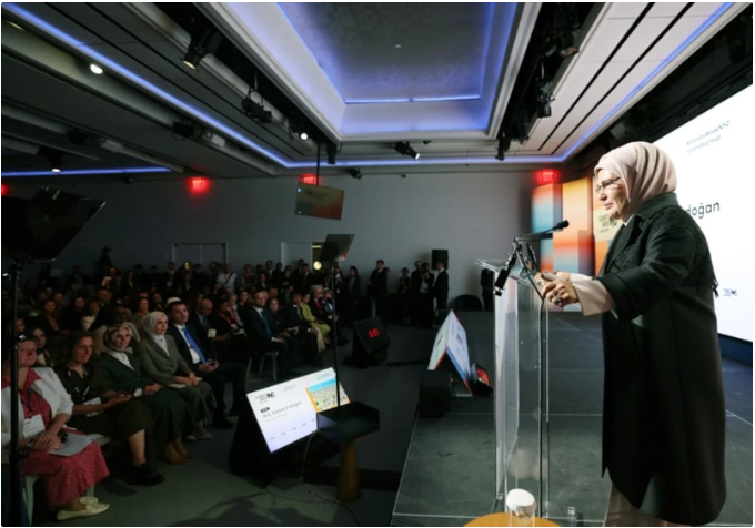 Emine Erdoğan, New York İklim Haftası açılışında konuştu