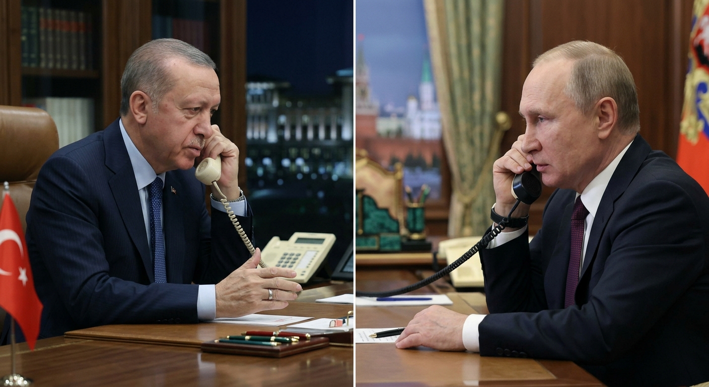 Cumhurbaşkanı Erdoğan, Putin ile görüştü: Karadeniz ve Ukrayna mesajı