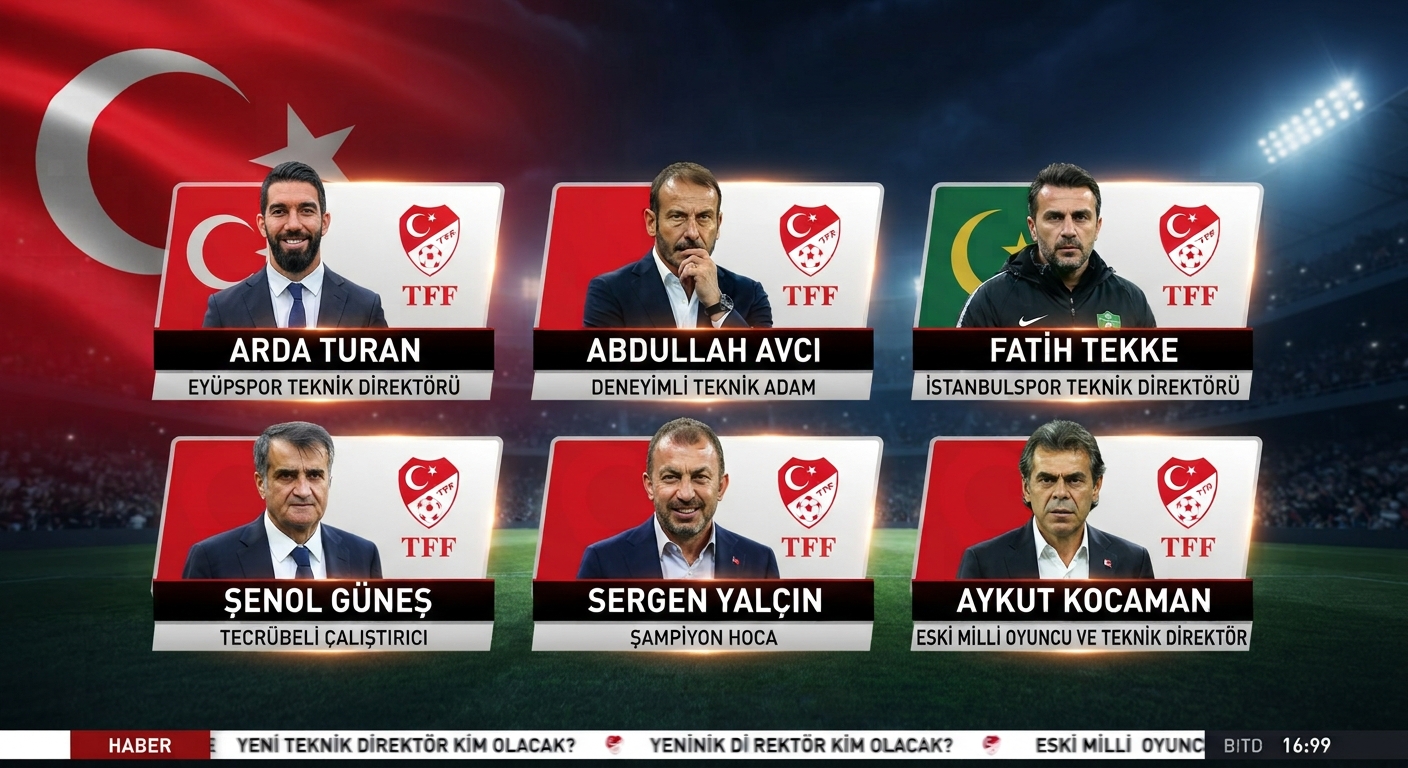 Montella Sonrası A Milli Takım İçin Sürpriz İsimler!