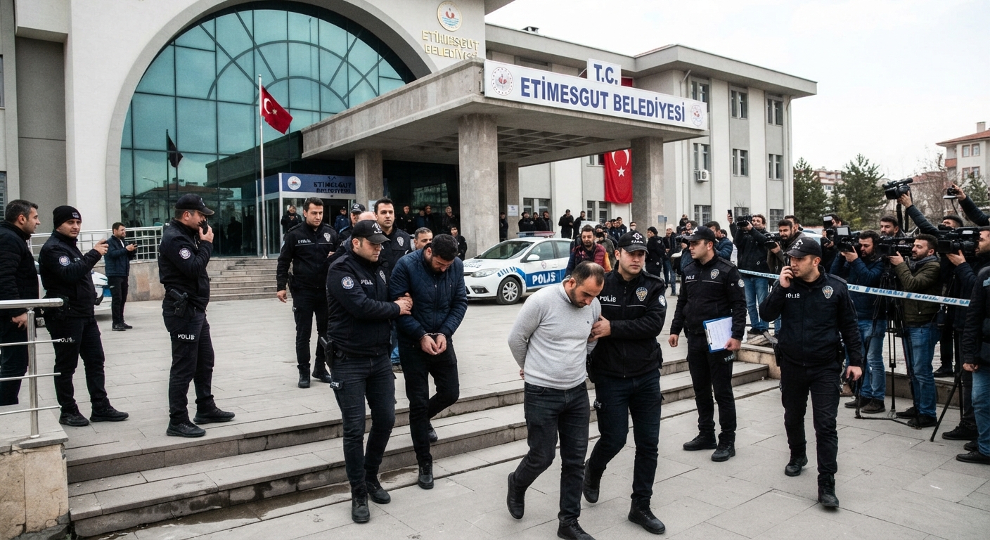 Etimesgut Belediyesine İkinci Operasyon: 25 Gözaltı