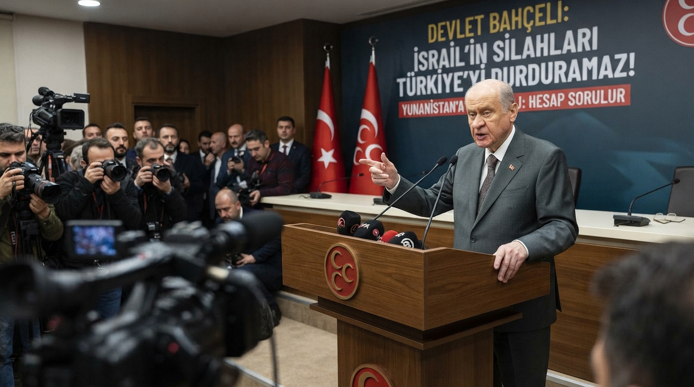 Bahçeli’den Yunanistan’a Net Mesaj: İsrail’in Silahları Türkiye’yi Durduramaz!
