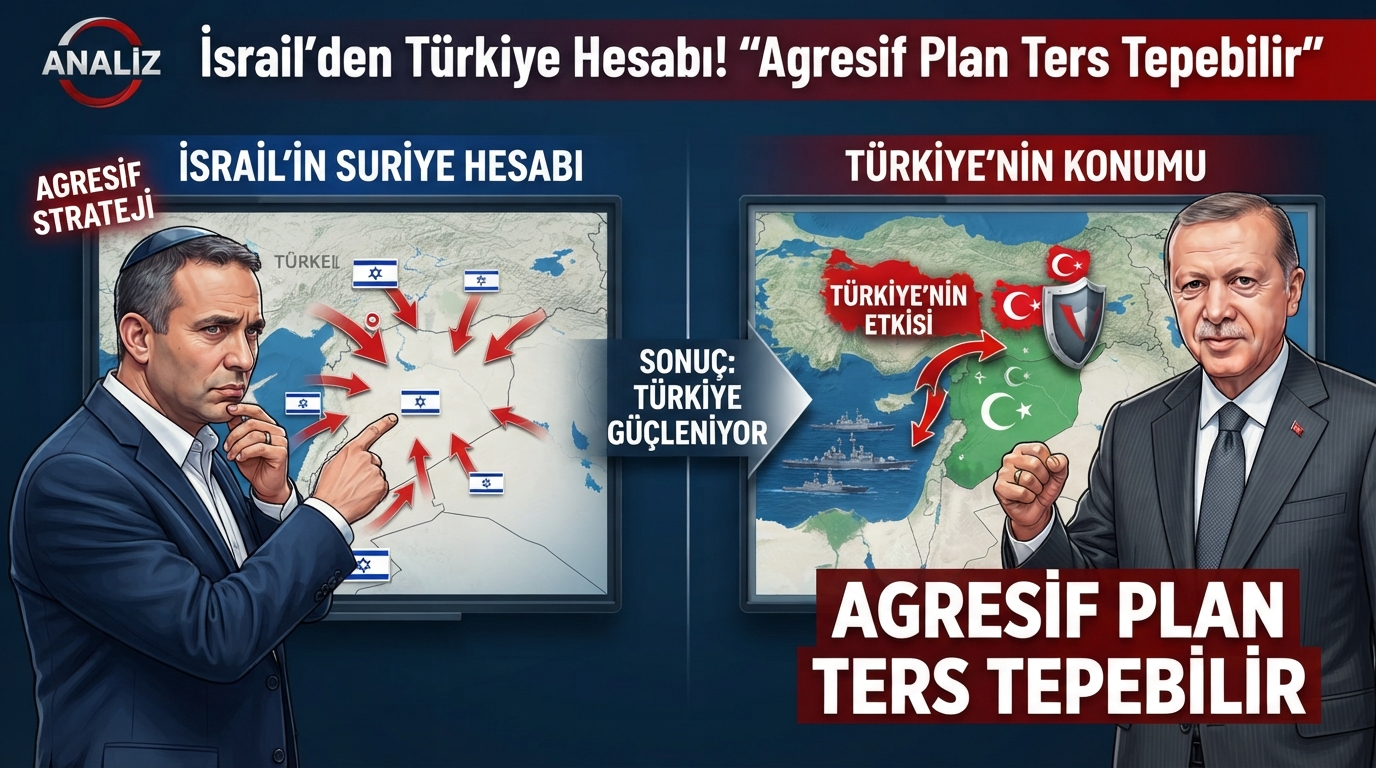İsrail’den Türkiye Hesabı! “Agresif Plan Ters Tepebilir”