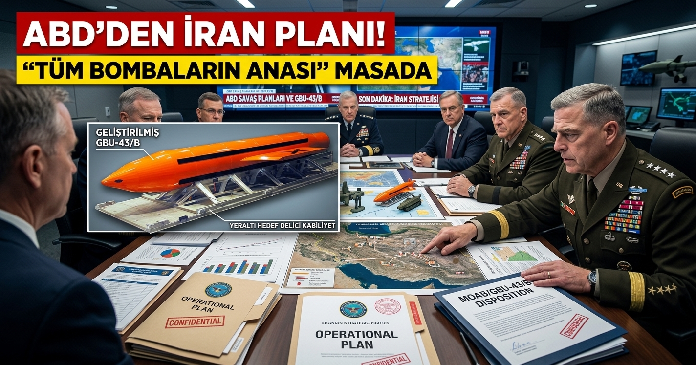 ABD’den İran Planı! “Tüm Bombaların Anası” Masada