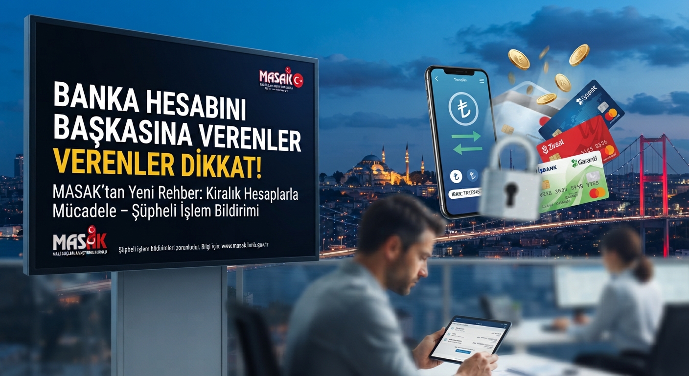 Banka Hesabını Başkasına Verenler Dikkat! MASAK’tan Yeni Rehber