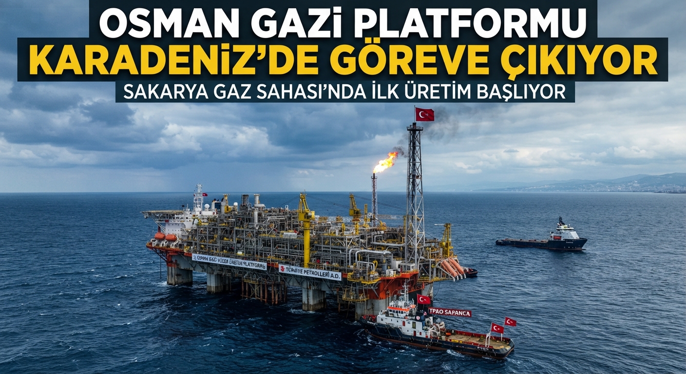 Osman Gazi Platformu Karadeniz’de Göreve Çıkıyor