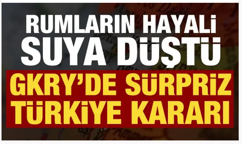 Rum Yüksek Mahkemesi’nden Türkiye Lehine Karar