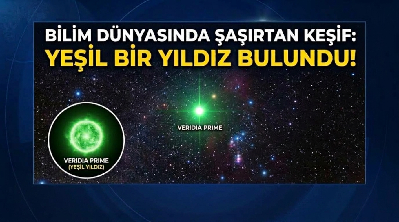 Bilim Dünyasında Şaşırtan Keşif: Yeşil Bir Yıldız Bulundu!