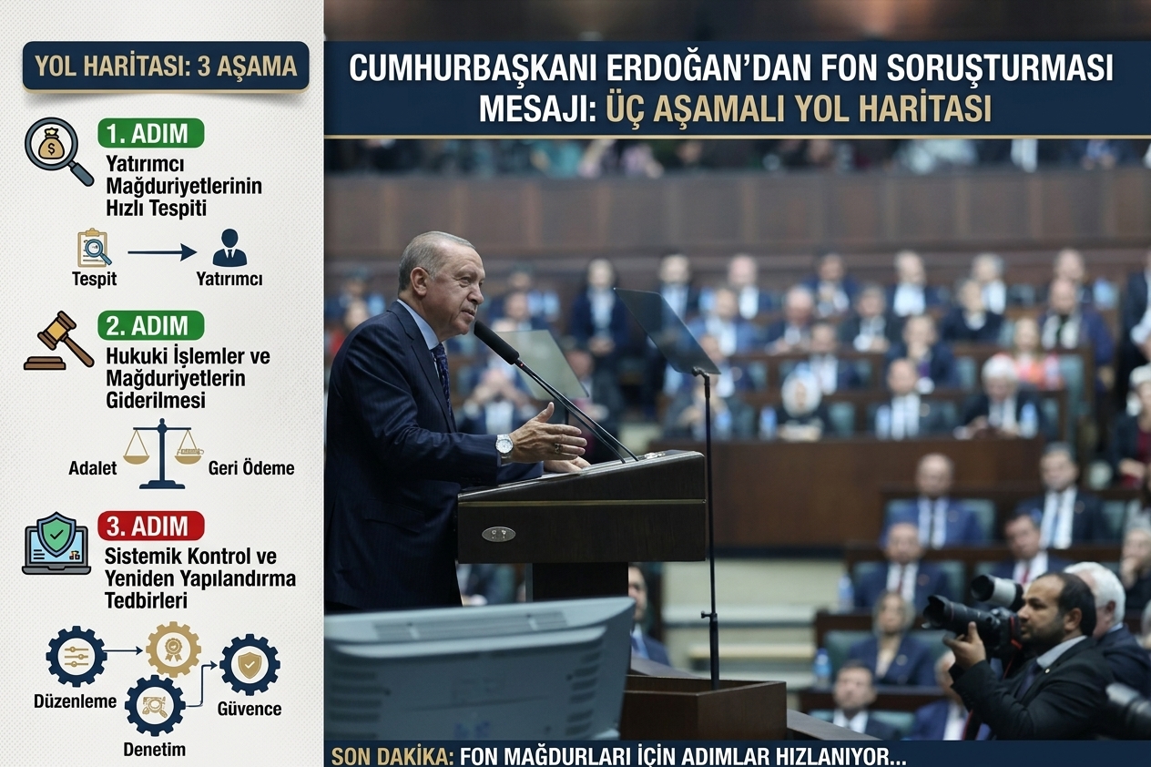 Cumhurbaşkanı Erdoğan’dan Fon Soruşturması Mesajı: Üç Aşamalı Yol Haritası