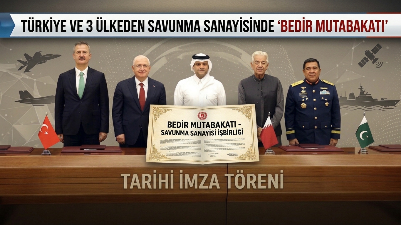 Türkiye ve 3 Ülkeden Savunma Sanayisinde Bedir Mutabakatı