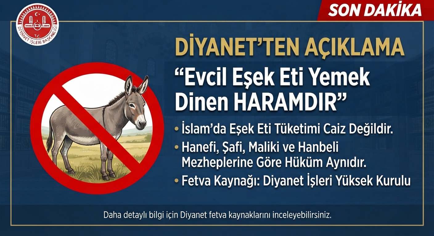 Diyanet’in Eşek Eti Hakkındaki Hükmü