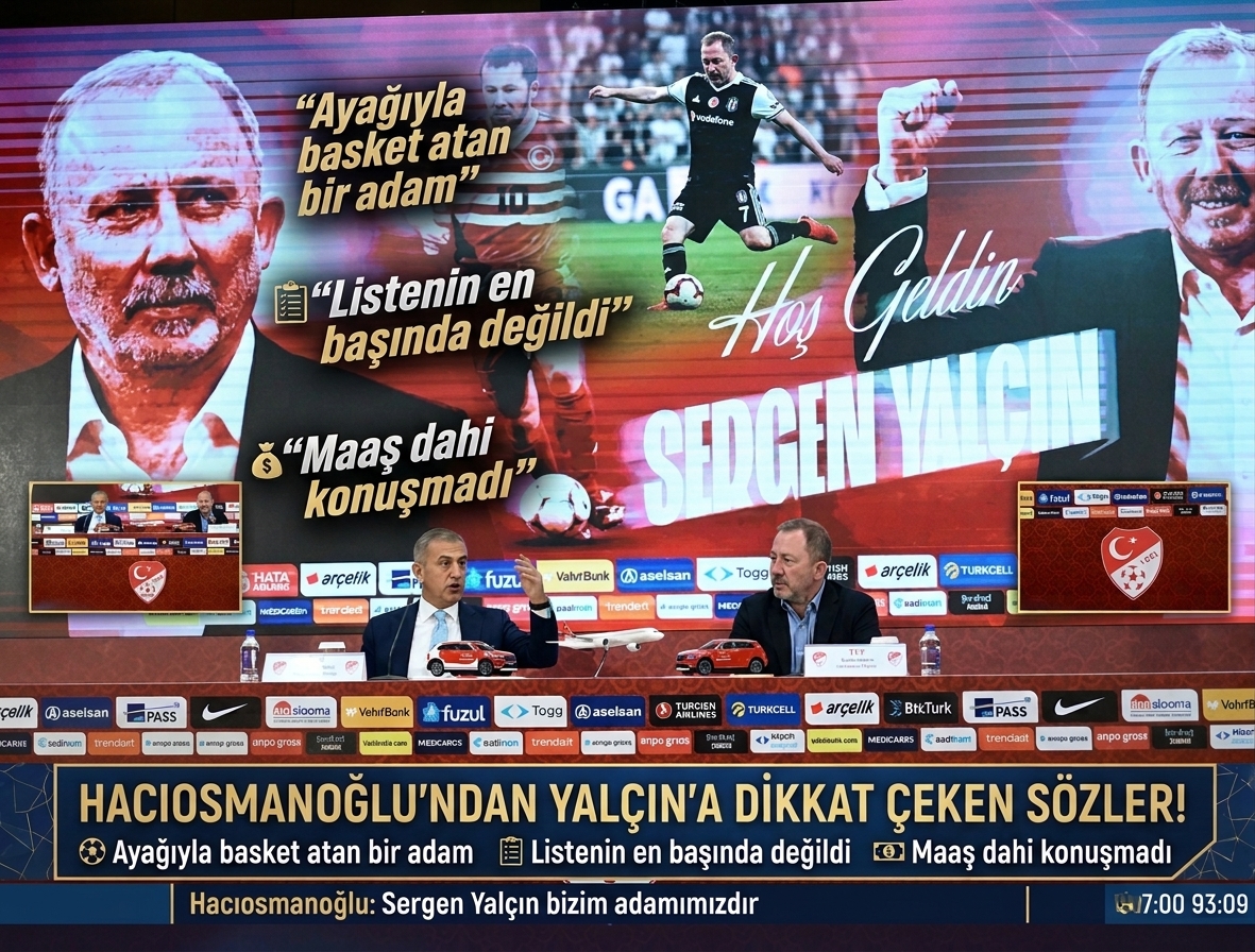 Hacıosmanoğlu’ndan Sergen Yalçın’a Dikkat Çeken Sözler