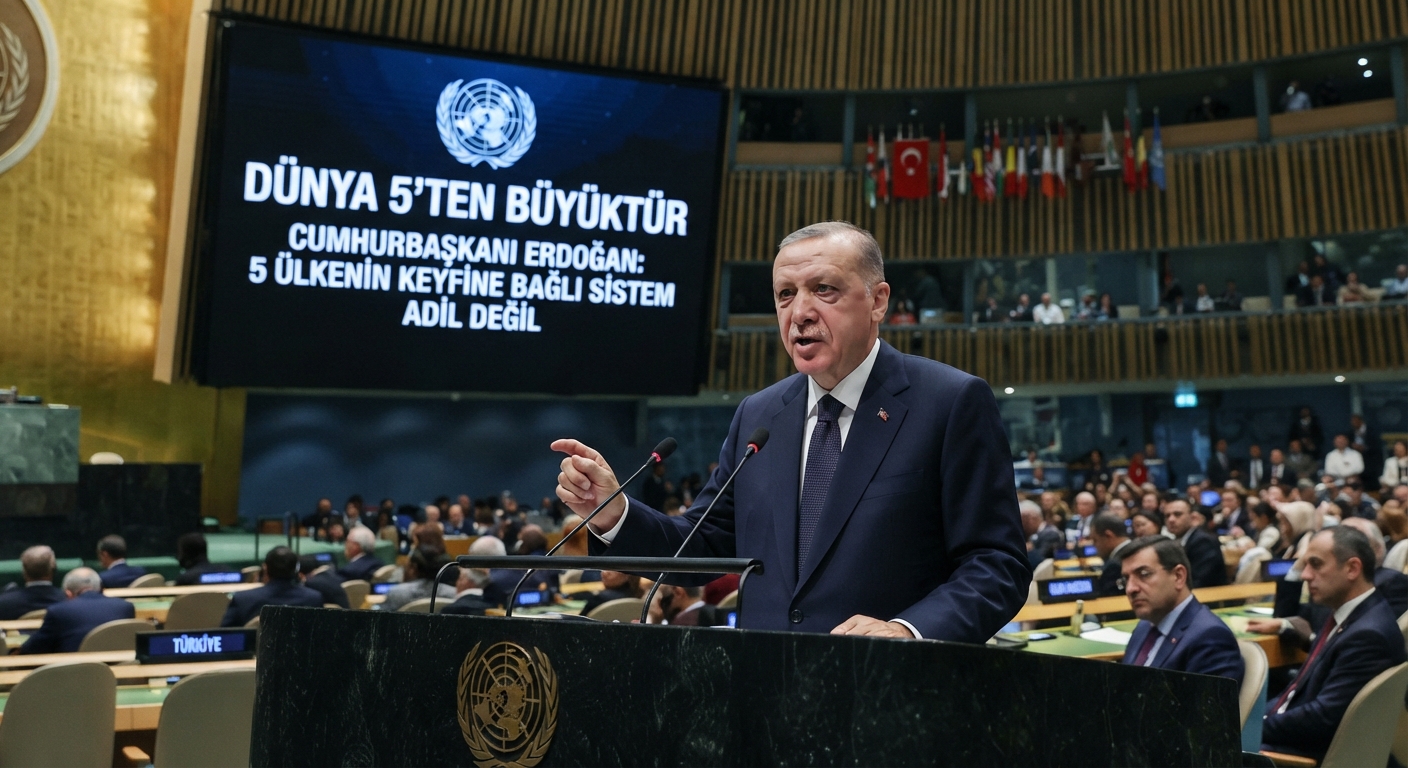 Cumhurbaşkanı Erdoğan: 5 Ülkenin Keyfine Bağlı Sistem Adil Değil