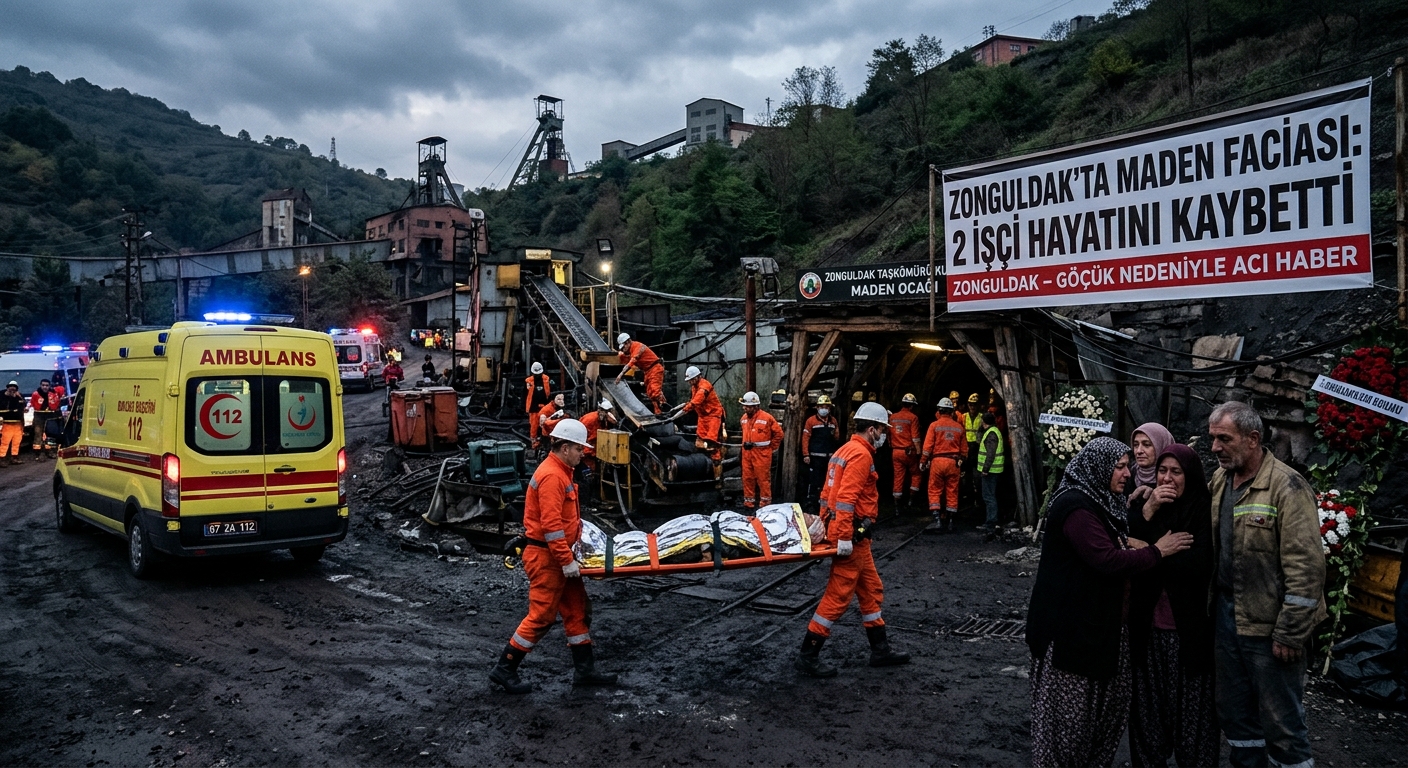 Zonguldak’ta Maden Faciası: 2 İşçi Hayatını Kaybetti