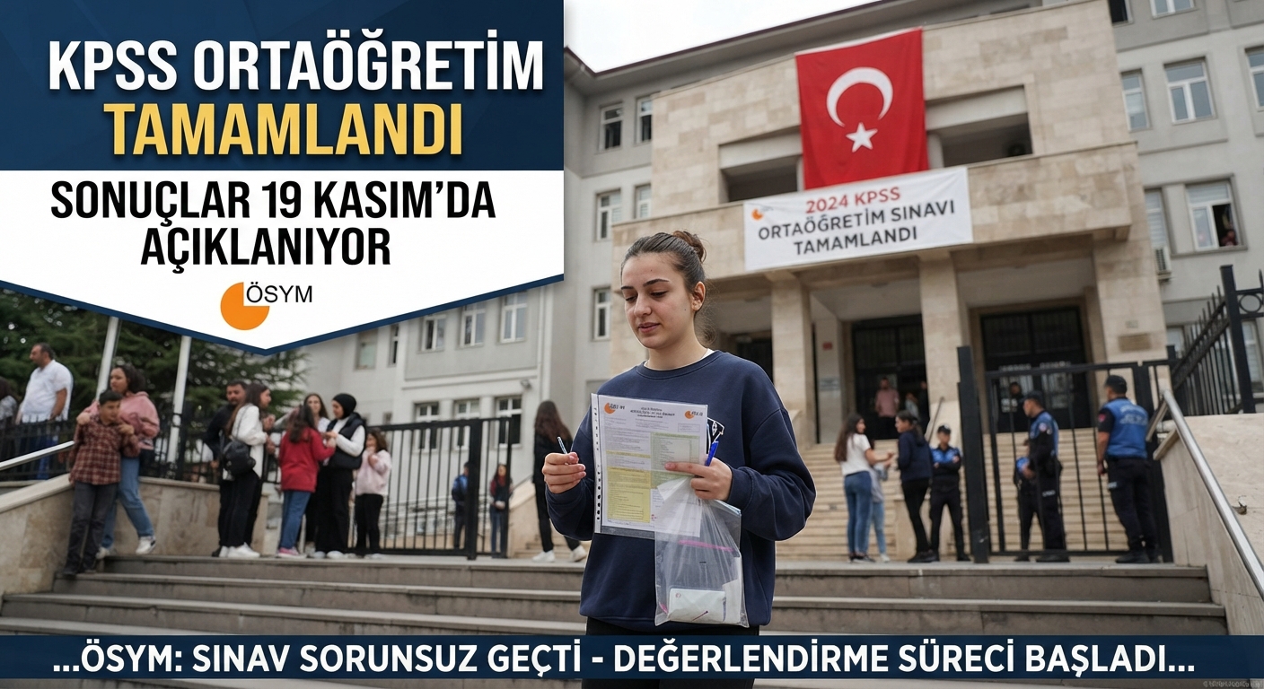 KPSS Ortaöğretim Tamamlandı: Sonuçlar 19 Kasım’da
