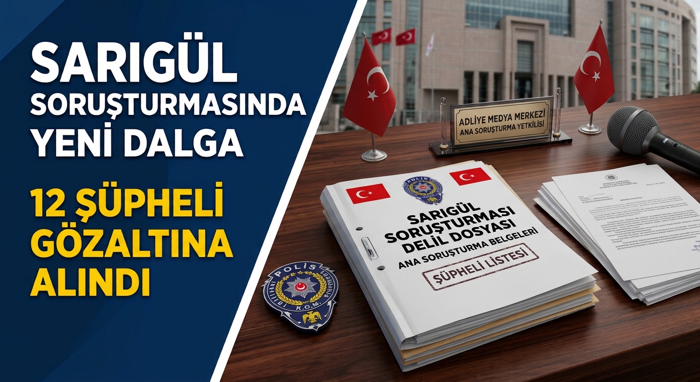 Sarıgül Soruşturmasında Yeni Dalga: 12 Şüpheli Gözaltına Alındı