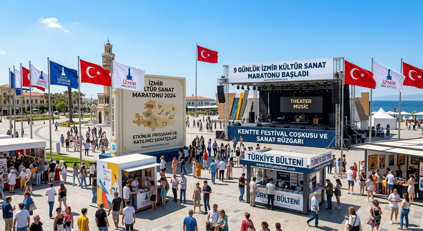 İzmir’de Dokuz Günlük Kültür Sanat Maratonu Başladı