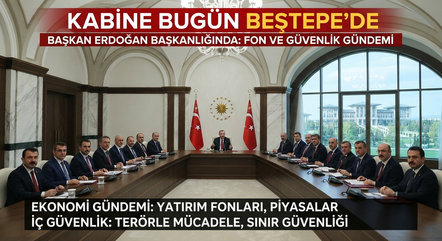 Kabine Bugün Beştepe’de: Fon ve Güvenlik Gündemi