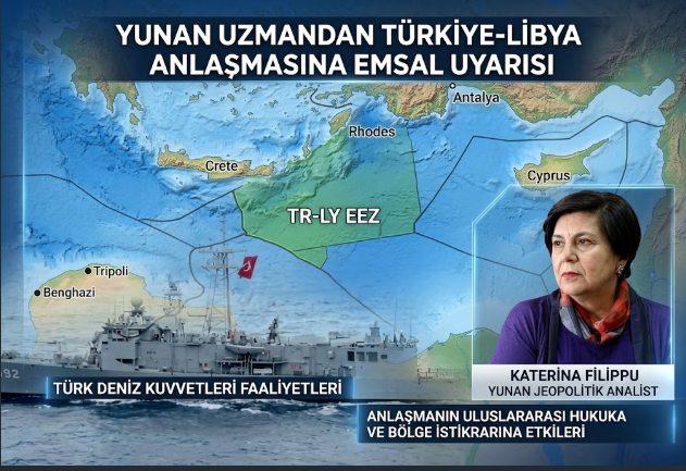 Yunan Uzmandan Türkiye-Libya Anlaşmasına Emsal Uyarısı