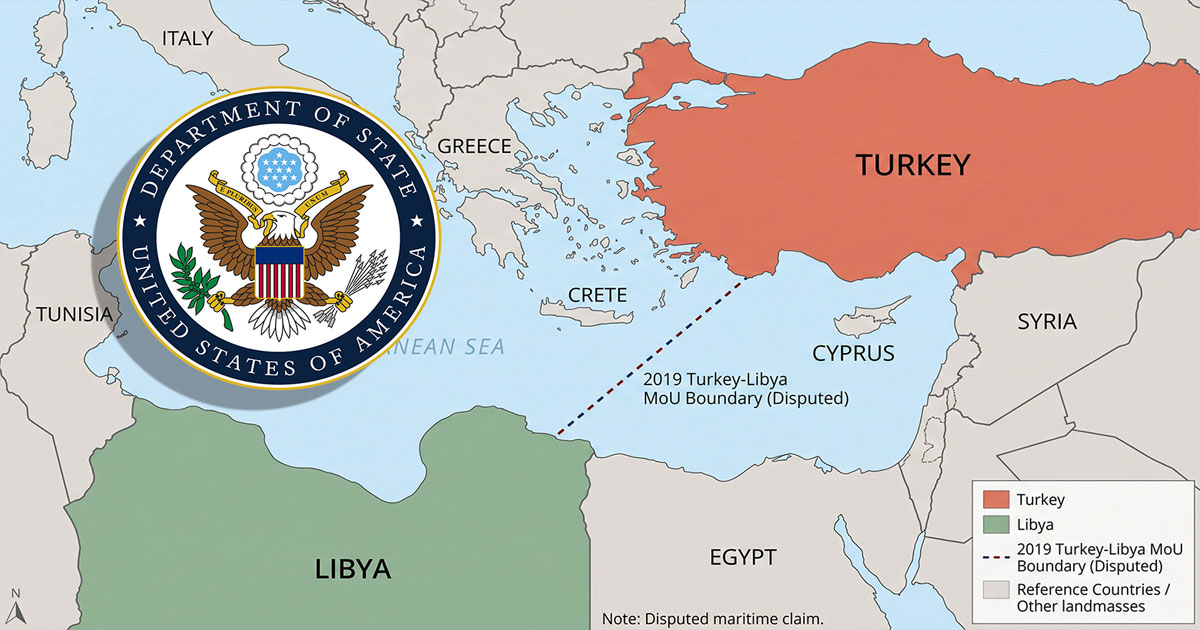 ABD’den Türkiye-Libya Anlaşması İçin Yeni Mesaj: İki Açıklama Arasındaki Fark