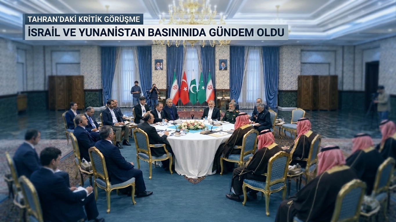 Tahran’daki Kritik Görüşme İsrail ve Yunanistan Basınında Gündem Oldu