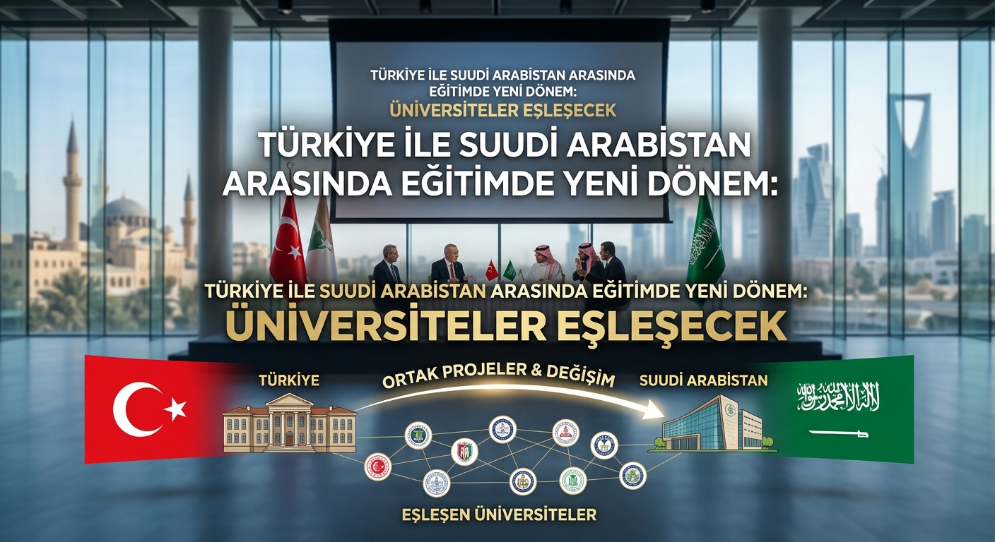 Türkiye ile Suudi Arabistan Arasında Eğitimde Yeni Dönem: Üniversiteler Eşleşecek