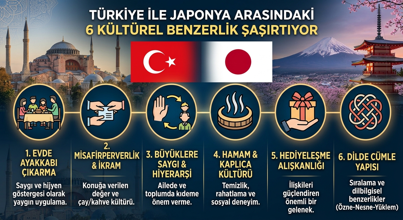 Türkiye ile Japonya Arasındaki 6 Kültürel Benzerlik Şaşırtıyor