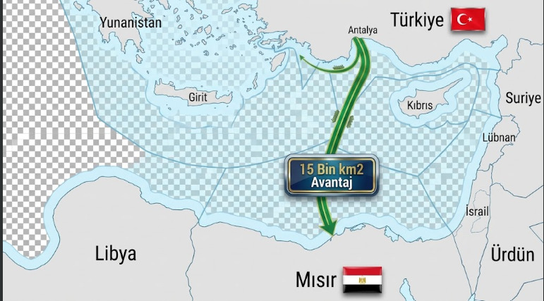 Türkiye’den Mısır’a Doğu Akdeniz Teklifi: 15 Bin Kilometrekare Avantaj