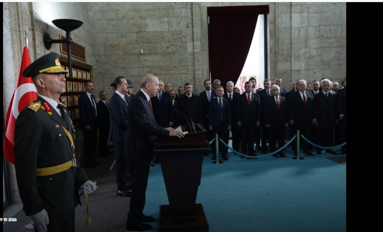 Cumhurbaşkanı Erdoğan ve Siyasi Parti Liderleri Anıtkabir’de