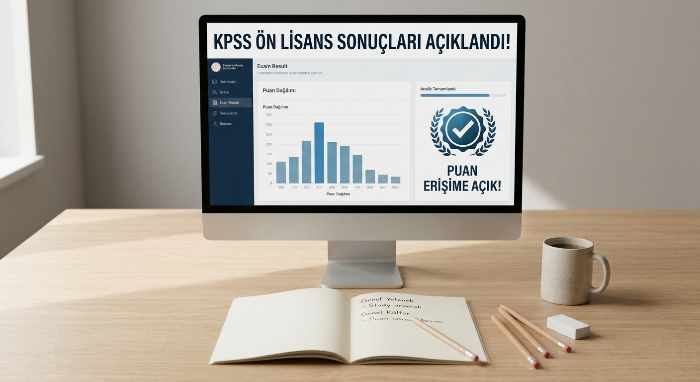 KPSS Ön Lisans Sonuçları Açıklandı! Puanlar Erişime Açıldı