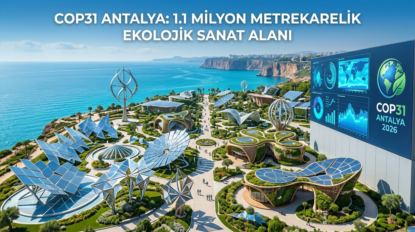 COP31 Antalya’da Sanatla Buluşacak: 1,1 Milyon Metrekarelik Dev Sergi Alanı