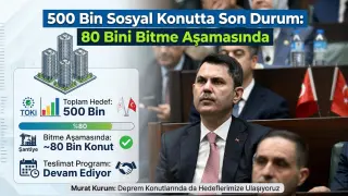 500 Bin Sosyal Konutta Son Durum: 80 Bini Bitme Aşamasında