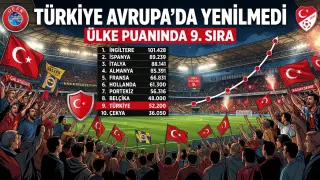 Türkiye Avrupa’da Yenilmedi: Ülke Puanında 9. Sıra