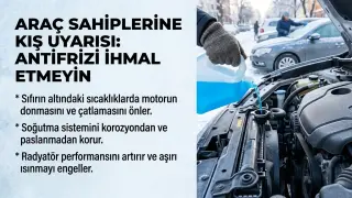 Araç Sahiplerine Kış Uyarısı: Antifrizi İhmal Etmeyin