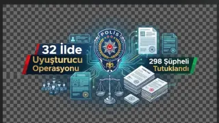 32 İlde Uyuşturucu Operasyonu: 298 Şüpheli Tutuklandı