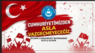 Türk Eğitim-Sen Genel Başkanı Talip Geylan: Cumhuriyetimizden Asla Vazgeçmeyeceğiz