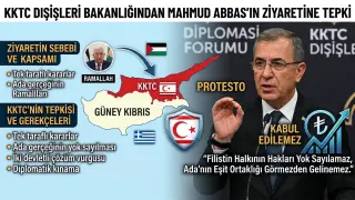 KKTC Dışişleri Bakanlığından Mahmud Abbas’ın Ziyaretine Tepki