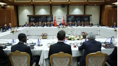 Cumhurbaşkanı Erdoğan, Süper Lig'e çıkan takımların heyetlerini kabul etti