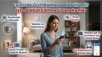 Evinizde Gizli Kamera Olabilir mi? İşte Dikkat Edilmesi Gerekenler