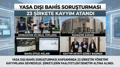 Yasa Dışı Bahis Soruşturmasında 23 Şirkete Kayyım Atandı