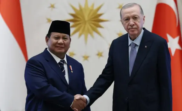 Cumhurbaşkanı Erdoğan, Endonezya Cumhurbaşkanı Subianto ile görüştü