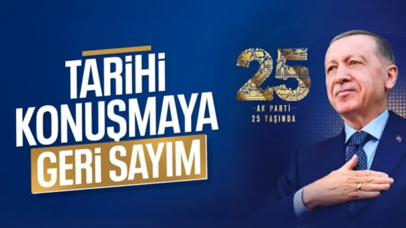 AK Parti 25. yaşını kutluyor: Cumhurbaşkanı Erdoğan'ın tarihi konuşması merak ediliyor