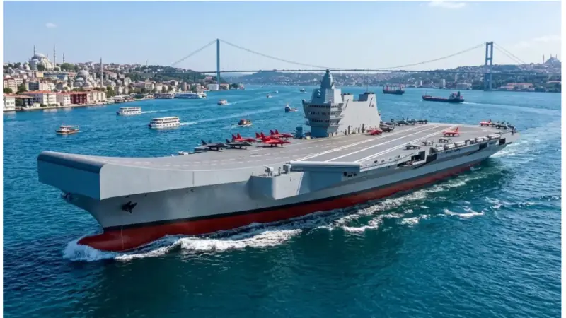 Milli uçak gemisi 2027'de denizle buluşacak