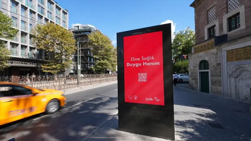 81 İlde Billboardlarda “İyilik Var” Mesajı