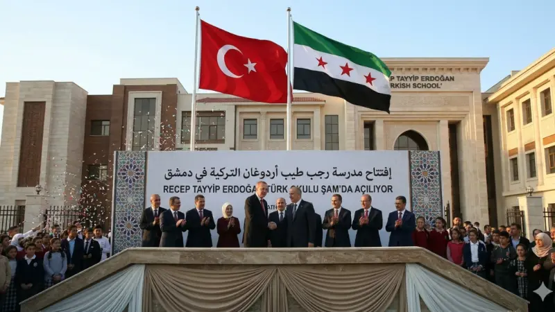 Şam’da Recep Tayyip Erdoğan Türk Okulu Açılıyor