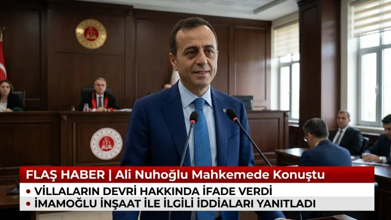 İmamoğlu İnşaat’a Devredilen Villalar İçin Mahkemede Konuştu
