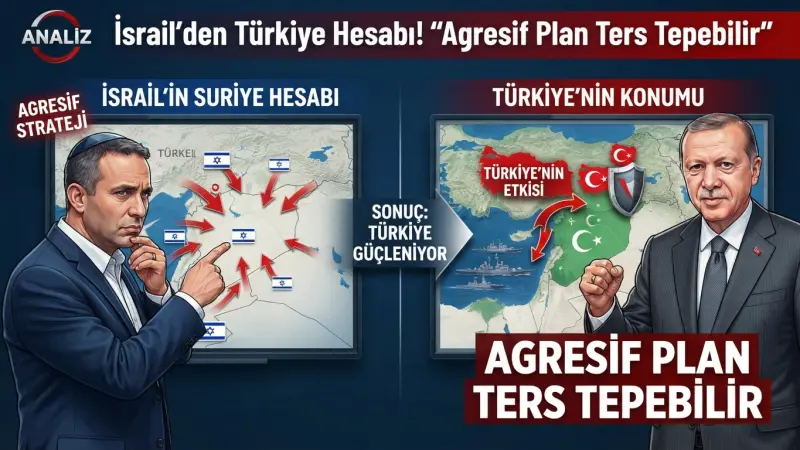 İsrail’den Türkiye Hesabı! “Agresif Plan Ters Tepebilir”